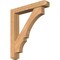 Ekena Millwork Balboa Craftsman Smooth Bracket w/ Offset Brace, Western Red Cedar, 5 1/2"W x 32"D x 36"H BKT0604X32X36BOA04SWR - alternate 1